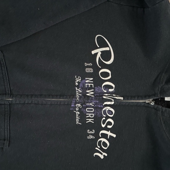 Gildan Black Women's Crew Neck Sweater - Picture 4 of 5